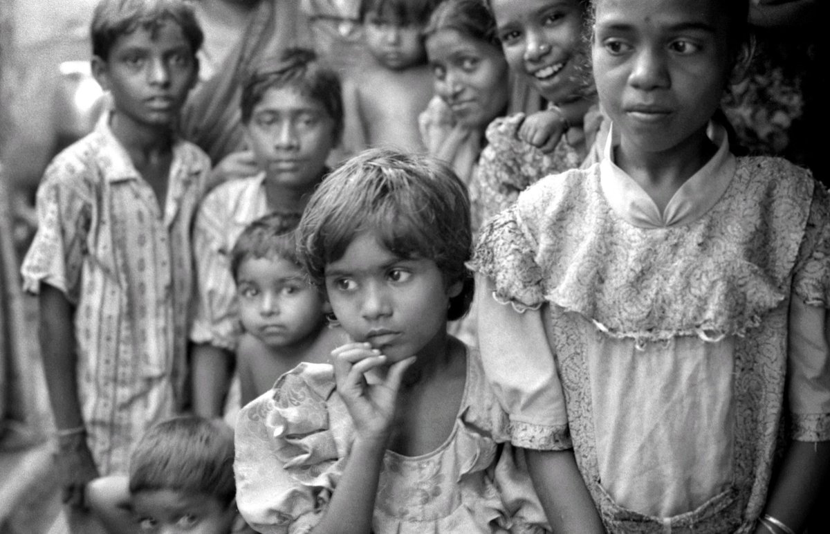 Children in the slums — Mumbai, India