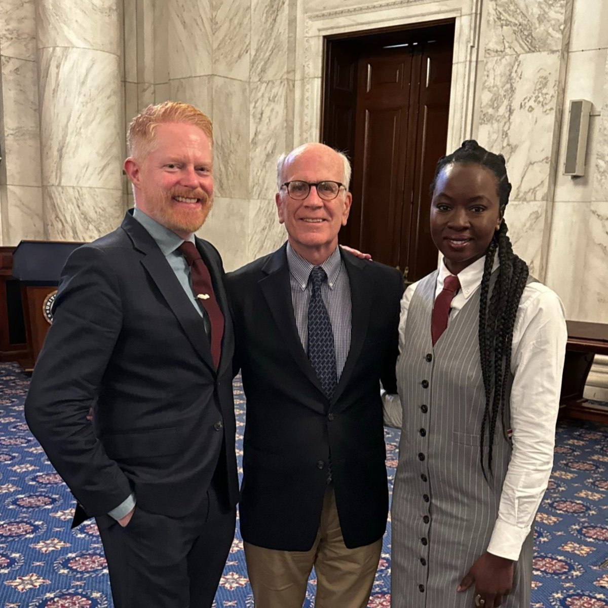 Pleased to welcome <a href="/jessetyler/">Jesse Tyler Ferguson (he/him/his)</a>, <a href="/DanaiGurira/">Danai Gurira</a>, Oskar Eustis, Maria Manuela Goyanes, and the <a href="/pntcoalition/">Professional Non-Profit Theater Coalition</a> to Capitol Hill to discuss the STAGE Act, a bill to help nonprofit theaters nationwide.

Local theaters enrich the culture and economy of our communities. We need the arts.