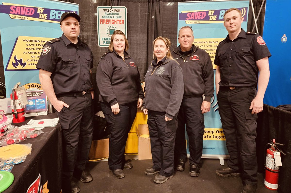 Be sure to say hi to your @ElginCounty firefighters this weekend at the #HomeShow. They’re always happy to chat #FireSafety.