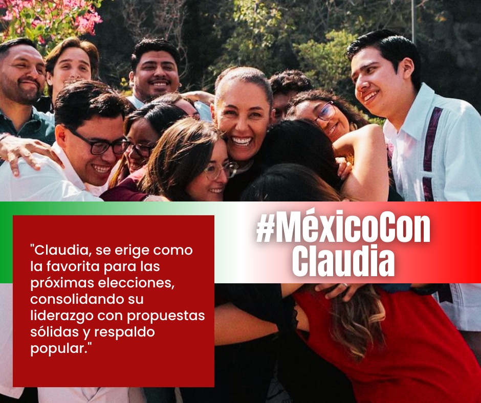 #MexicoConClaudia 
💪💪💪💪💪