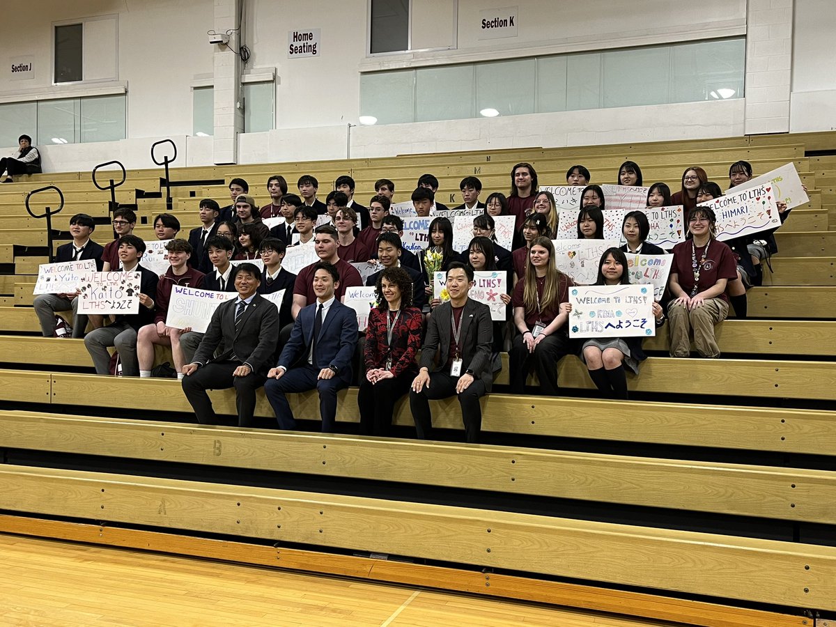 PorterSup205's tweet photo. An inspiring first this afternoon! LTHS D205 welcomed 31 students &amp; their teachers from the Yamate Senior High School in Yokohama, Japan. This two-week immersive exchange promises to be incredible learning and connecting. @LockportHS205 https://t.co/u4wvWYR6JS