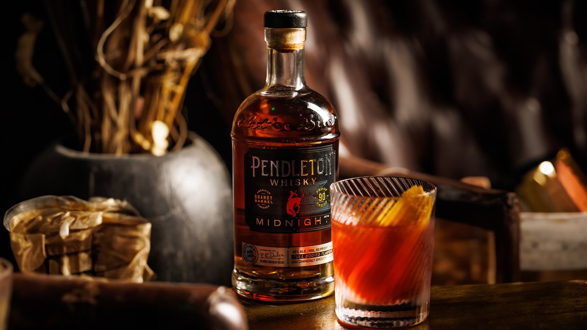 Made with pure, glacier-fed spring water from Oregon’s Mt. Hood, #PendletonMidnight delivers a complex taste and an exceptionally smooth finish. Check out all the cocktails you can make #WithPendleton. 🥃 bit.ly/3W0lpN9