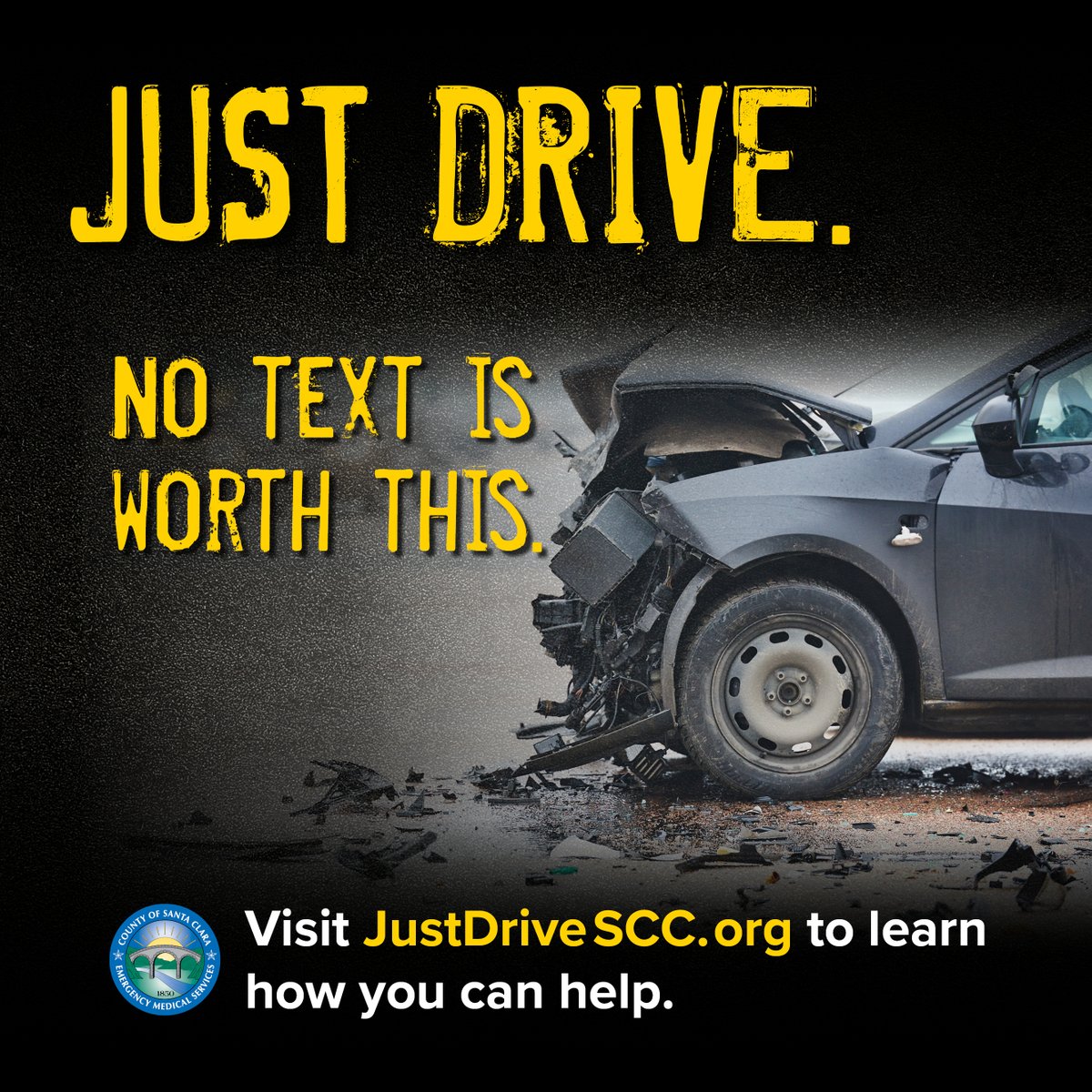 No text or dating app notification is worth your life or the lives of others. During Distracted Driving Awareness Month, make the pledge to put the phone down and keep your eyes on the road. You can help keep you, your family and others safe at justdrivescc.org.