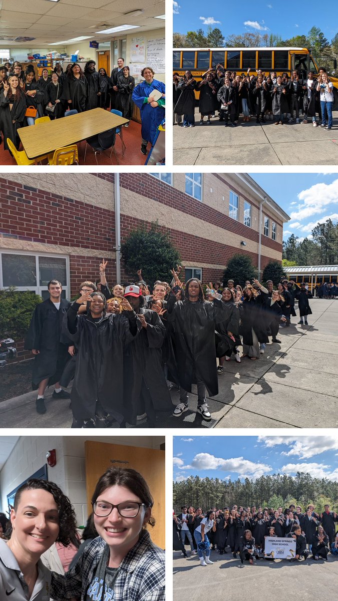 So proud of our #Classof2024 @WeAreHSHS. @DonahoeDolphins & @ElkoMiddle thank you for celebrating our Seniors! 🎓 💛 🖤 Highlight was seeing a former student, now teaching! @KimJones24_7 @HSHS_AP_Dunson @HSHS_AsPBland @HSHS_Principal @HSHS_AP_Parvaiz @HSHS_Billett