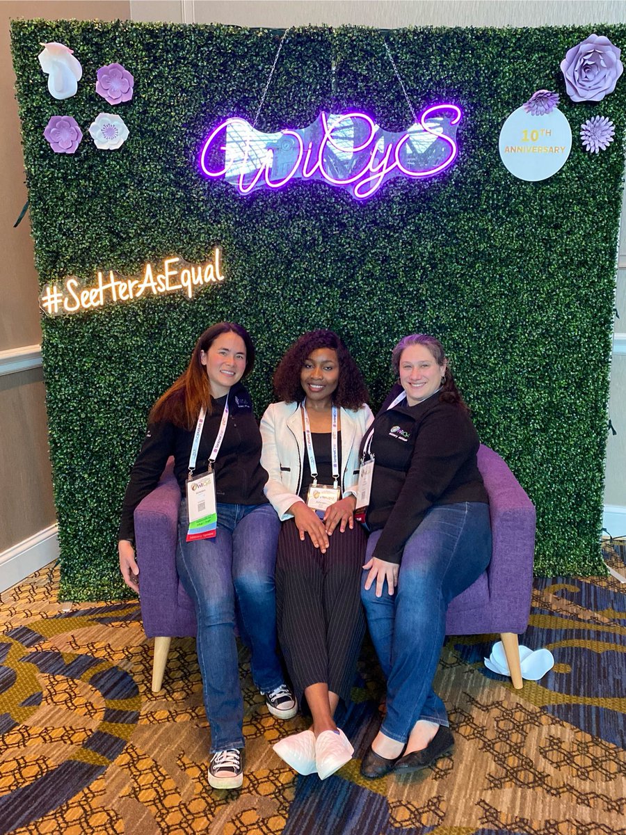 WiCySMilitary's tweet photo. Your @wicysmilitary board relaxing after a long day of meeting new friends and making new connections! We’re just missing Elise! 💜💚 #wicys2024 #wicysconference #womenincyber
@WiCySorg @lynn_dohm https://t.co/jqOKhDlJyO