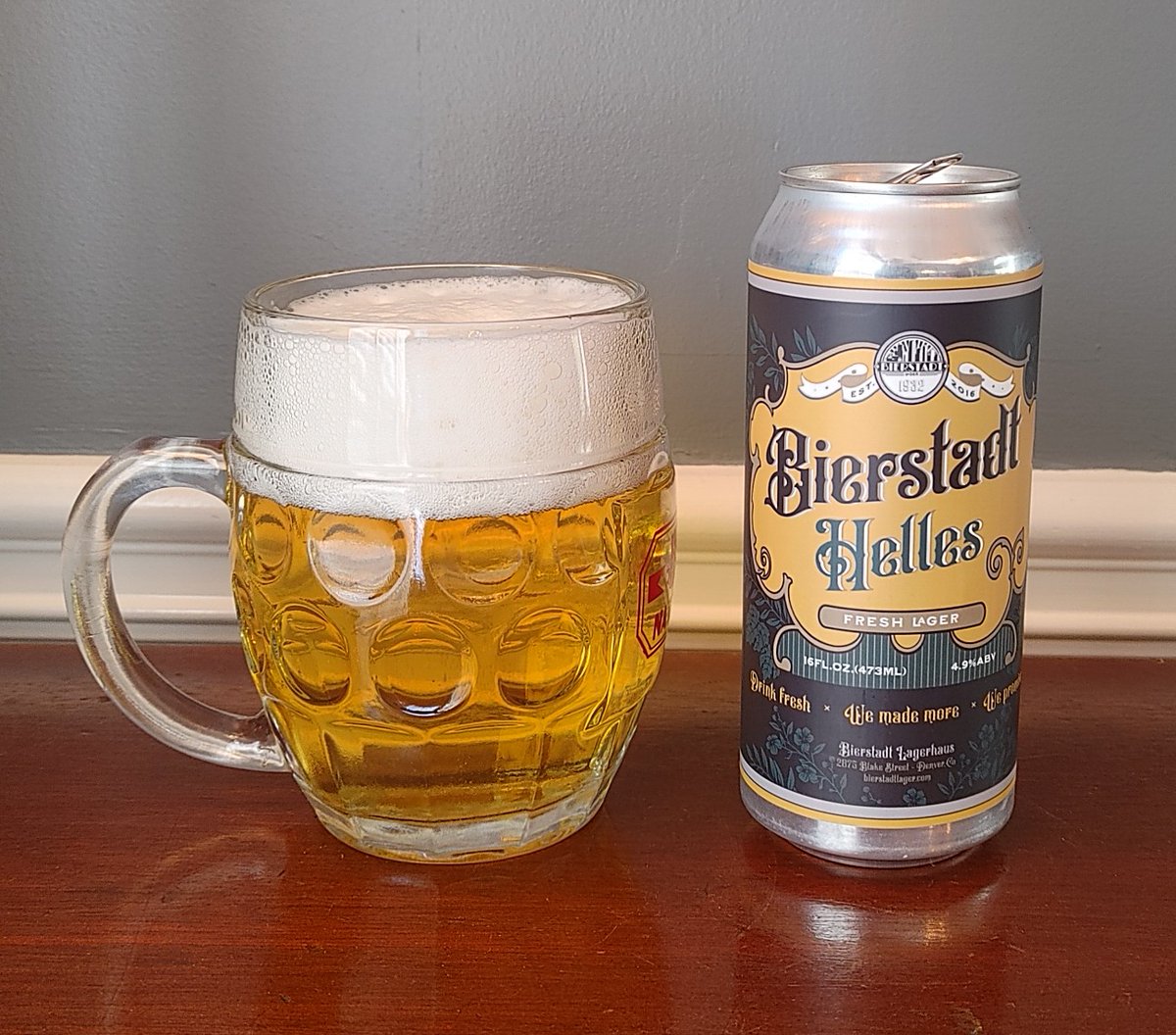 TGIF folks!🍻

Bierstadt Helles
Not too many better than this one. 
Prost!
#craftbeer