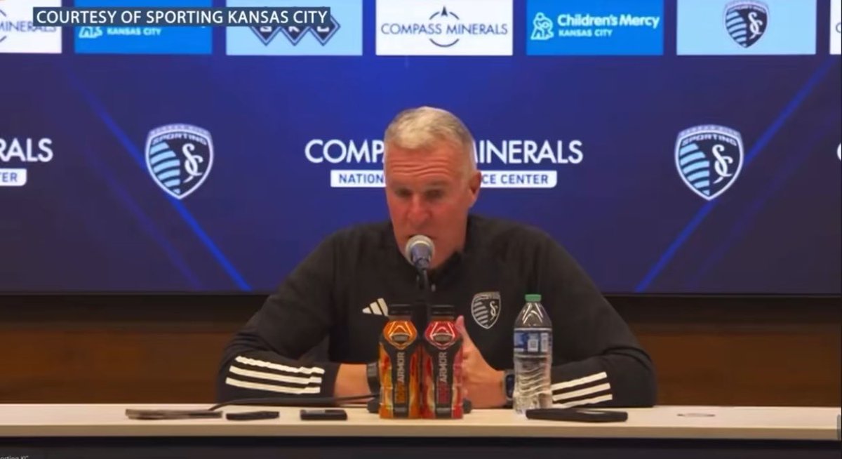 🚨🗣️Peter Vermes (Sporting Kansas City coach): “Messi’s attitude on the field within the game is tremendous. He does everything at such a high level. He possesses all the qualities in football. If really good players have a soccer IQ of 150-160, then Messi is at 300.”