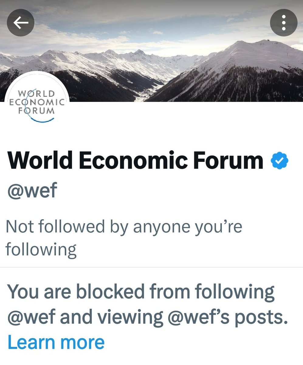 Heartbroken! Was it something I said about Klaus Schwab?
#WEF #Censorship