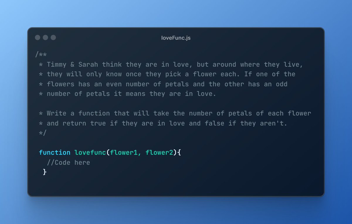 DonoLabs's tweet photo. Step number two to be the most beautiful developer, A.K. Web3 Developer.

Thanks @codewars for the promp! 🫡 https://t.co/LUYWQcQNqR