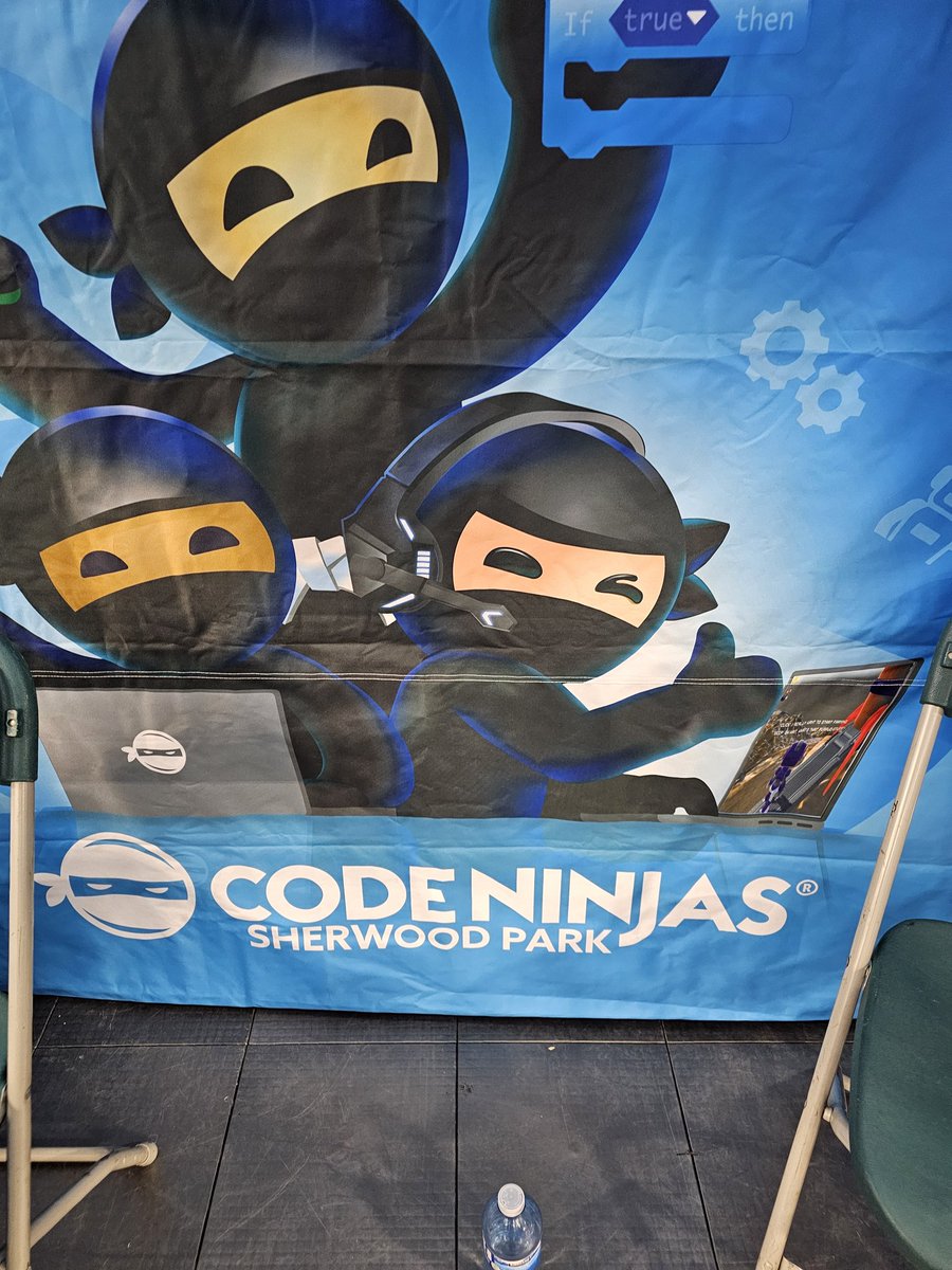 Our friends from Code Ninjas are next door to us. Come see them too. They're robotics are fascinating.