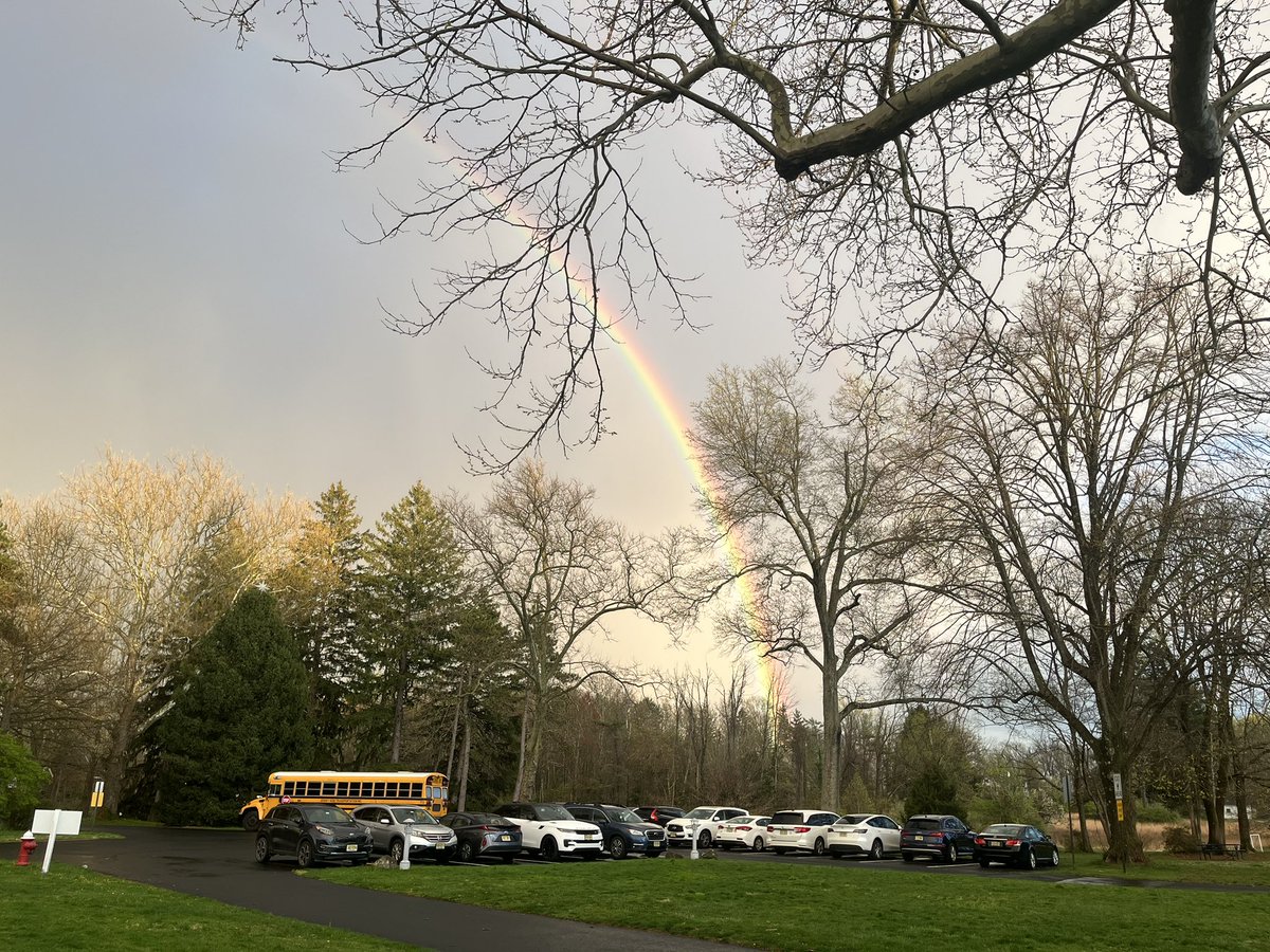 There’s something so magical about a #Rainbow - loving the splendor @PrincetonAcadSH