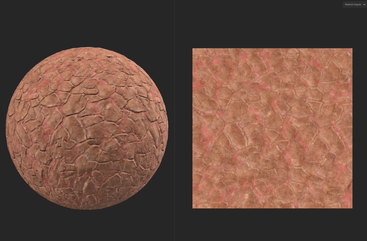 JoshStrongv's tweet photo. Adding a landscape to Ramphearts so new materials. I started adding grunge maps to help the tiling.
#UEFN #SubstanceMaterial #Ramphearts https://t.co/8C1Bs9Ugpe
