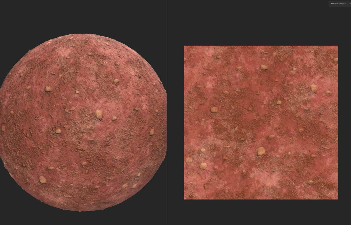 JoshStrongv's tweet photo. Adding a landscape to Ramphearts so new materials. I started adding grunge maps to help the tiling.
#UEFN #SubstanceMaterial #Ramphearts https://t.co/8C1Bs9Ugpe