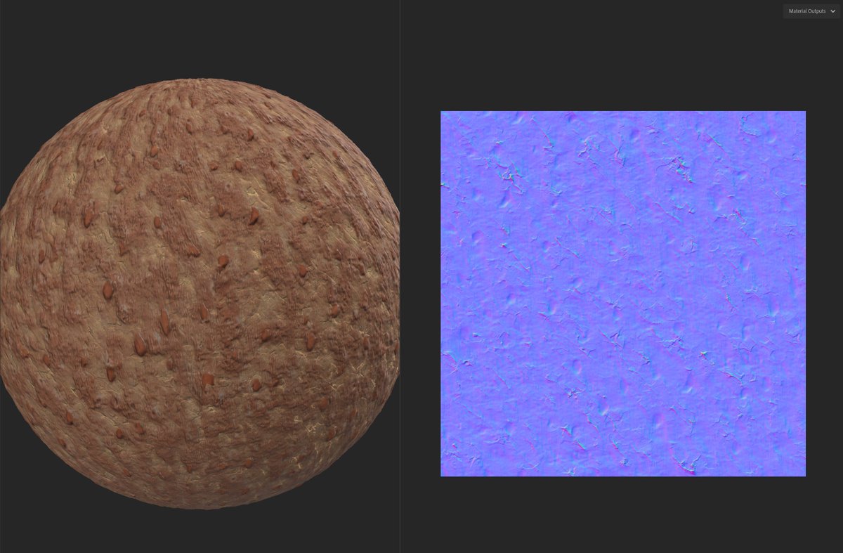 JoshStrongv's tweet photo. Adding a landscape to Ramphearts so new materials. I started adding grunge maps to help the tiling.
#UEFN #SubstanceMaterial #Ramphearts https://t.co/8C1Bs9Ugpe