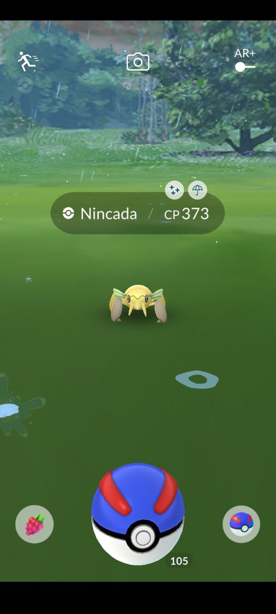 SquidDaBeast's tweet photo. First nincada check. Ayyyy #ShinyPokemon #ShinyCheck #PokemonGOApp #BugOutEvent https://t.co/gRh6EndLhn