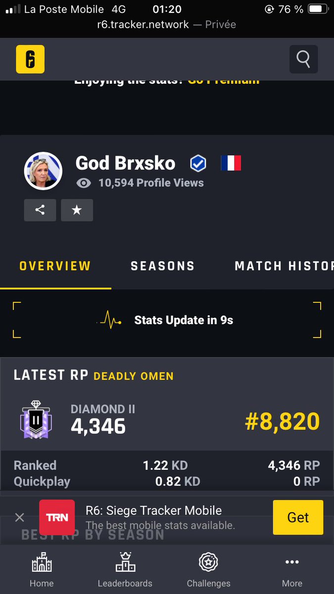 Klrnaa_'s tweet photo. Cette femme la se dit champ 1.0 😂😂,je vous laisse checker son tracker 😅1.12 de kd il se fait porter pas son équipe,toujours des rdm qui viennes trash https://t.co/ce1WNDToj9