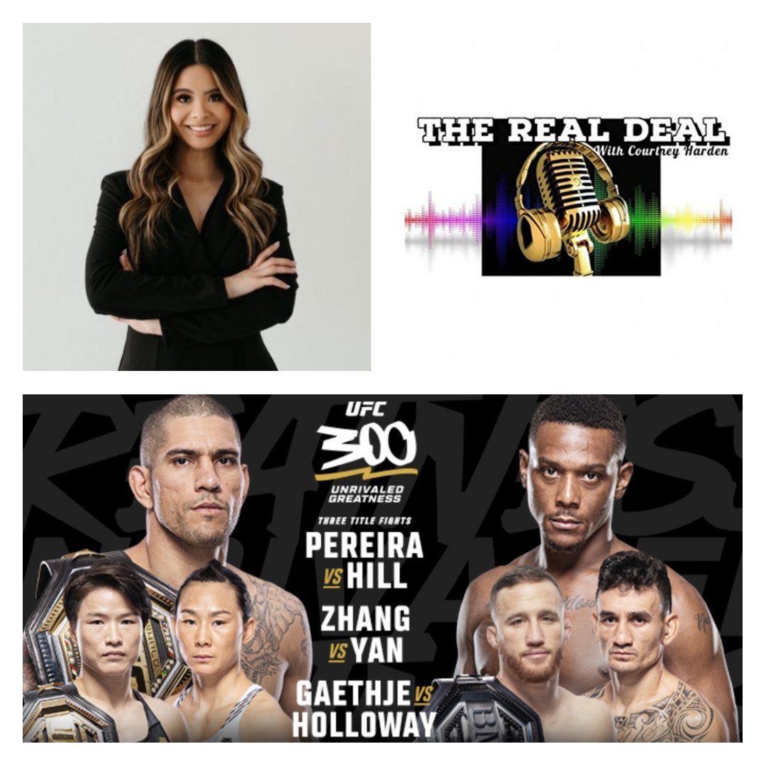 @gettherealdeal #UFC300 Preview Show this Saturday, April 13th at 12pm EST with UFC BETTING ANALYST @MintyBets Tune in Live on Twitter, BS3TV ROKU CHANNEL, YOUTUBE youtube.com/live/2xGkZRPxt…