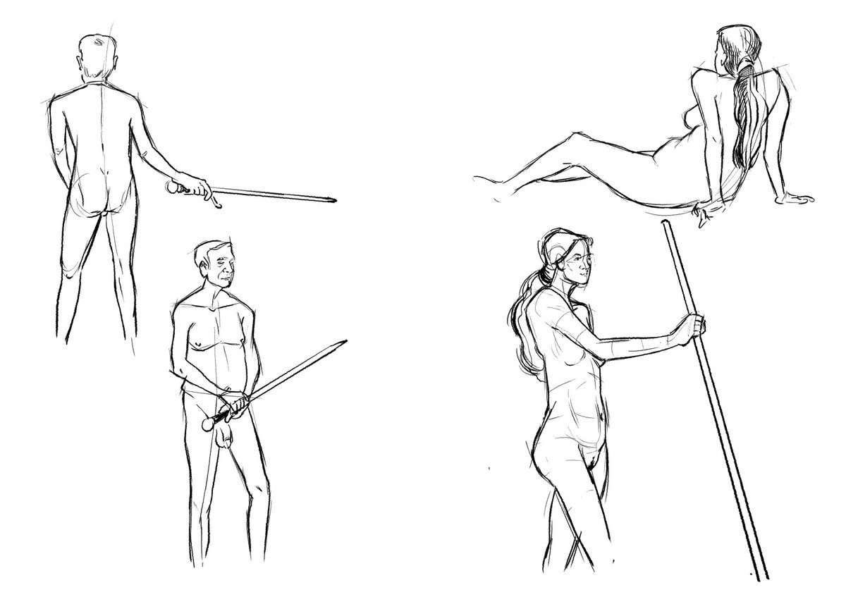 samuelkem88's tweet photo. 4 Digital sketches, both male and female, for life drawing studies for my Life Drawing course (2022)
-
-
#photoshop #animation #art #drawing #anatomy #artist #sketck #artwork #figuredrawing #drawing #drawings #livedrawings https://t.co/BMfFJH00QE
