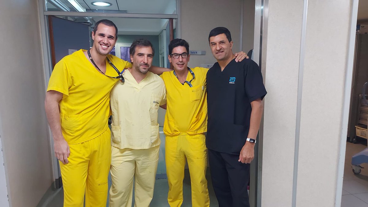 Juan Chiabrando (@jgchiabrando1) on Twitter photo Algo mejor que una CTO? Una jornada de CTO con amigos de 🇺🇾! <a href="/msztejfman/">Matias Sztejfman</a> <a href="/AbbottCardio/">Abbott Cardiovascular</a> #Biosud #SanatorioAnchorena Algo mejor que una CTO? Una jornada de CTO con amigos de 🇺🇾! <a href="/msztejfman/">Matias Sztejfman</a> <a href="/AbbottCardio/">Abbott Cardiovascular</a> #Biosud #SanatorioAnchorena