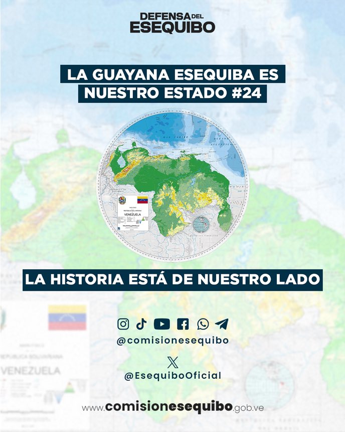 ¿Por qué es importante la Ley Orgánica para la Defensa de la Guayana Esequiba? Más detalles de la ley del #estado24 aquí en nuestro canal ▶️ lc.cx/SGz6Vl #VenezuelaValiente