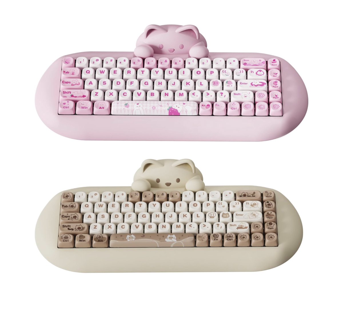 kitty keyboard giveaway *:･ﾟ✧*:･ﾟ
giving away pink or brown keyboard 
🌸 follow me & @piinkimi_
✨like and retweet
🧁tag a friend
ends on 4/15