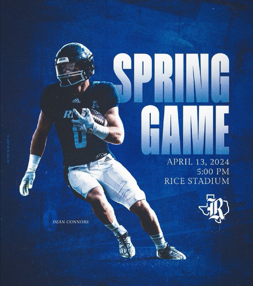 Attending Rice University's Spring Game tomorrow. Thankful for the invite. @iCoachNash