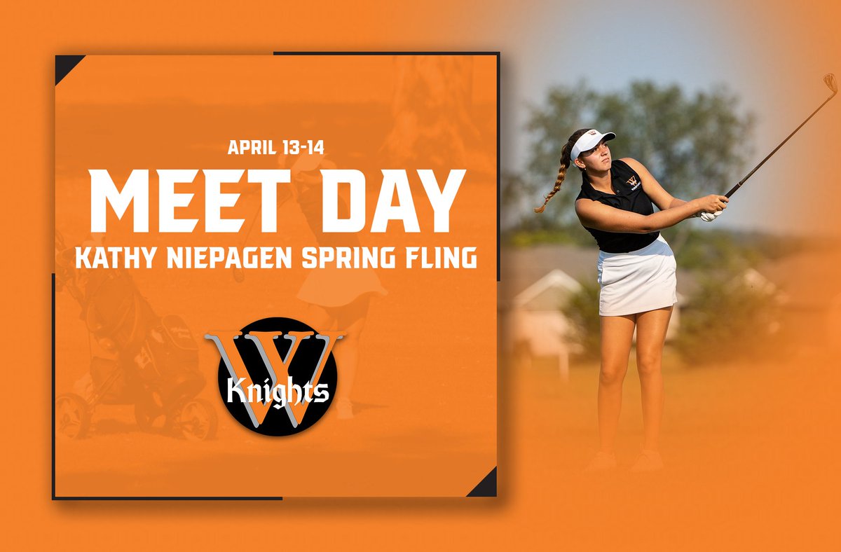 It's Meet Day!! @knightswgolf heads to Ironwood Golf Course in Normal, Illinois to compete in the Kathy Niepagen Spring Fling hosted by Illinois Wesleyan University. Round one starts at 9 a.m. 📊results.golfstat.com//public/leader…