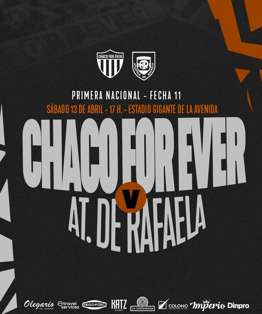 #PrimeraNacional⚽ | Fecha 1️⃣1️⃣

🆚 Atlético Rafaela
📆 Sábado 13 de abril 
🕞 17:00
🏟️ Juan Alberto García 
📺 TyC sports play.