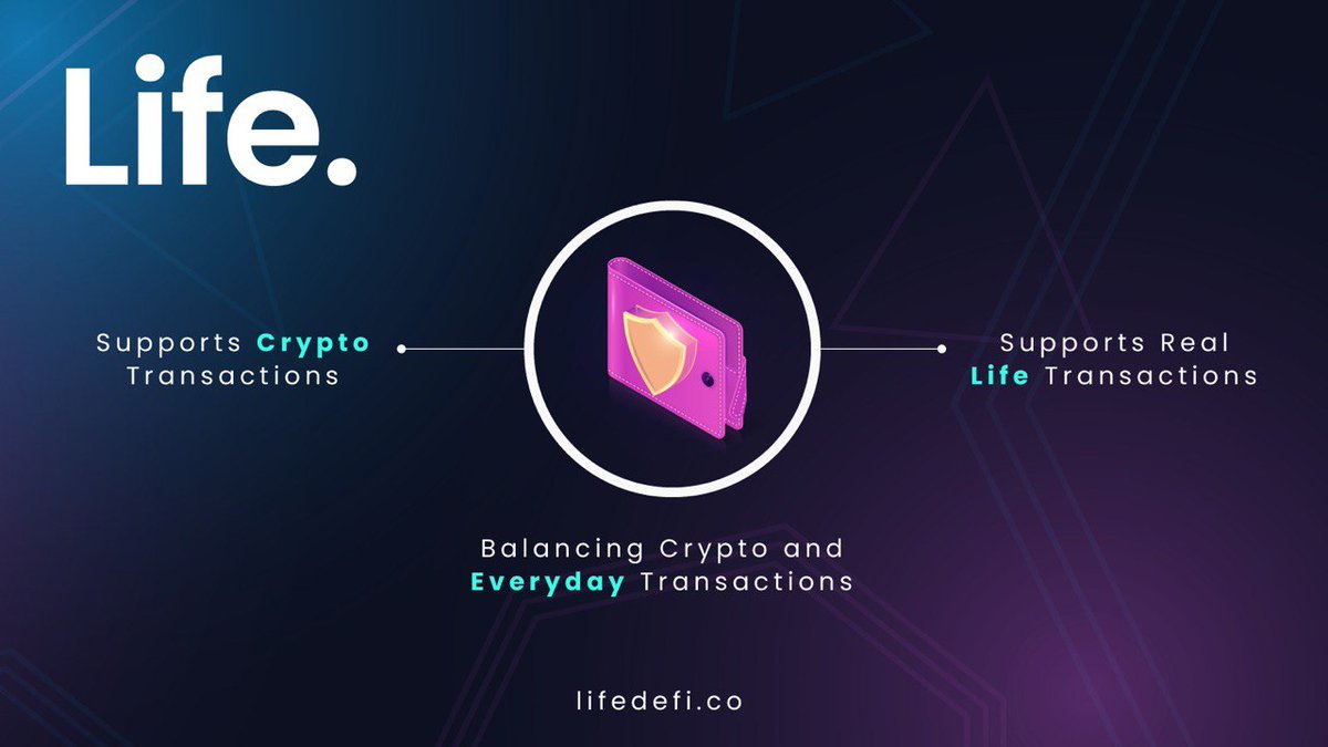 Struggling To Balance Between Crypto & Real-World Transactions?

LIFE DeFi's multi-chain wallet simplifies it all with username identification!

Bridging the gap between #crypto, and everyday transactions.

Experience seamless integration and unlock a new era of financial freedom…