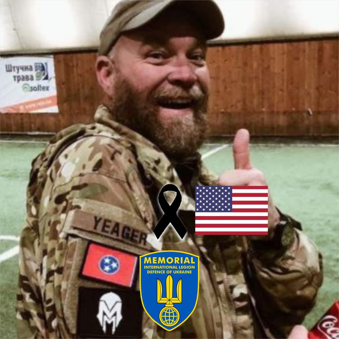 January 2023!
Our Beloved US American Brother James Yeager, who had been serving in Ukraine as a Volunteer succumbed on the Battlefield.

Honor, Glory and Gratitude to Our Brother.