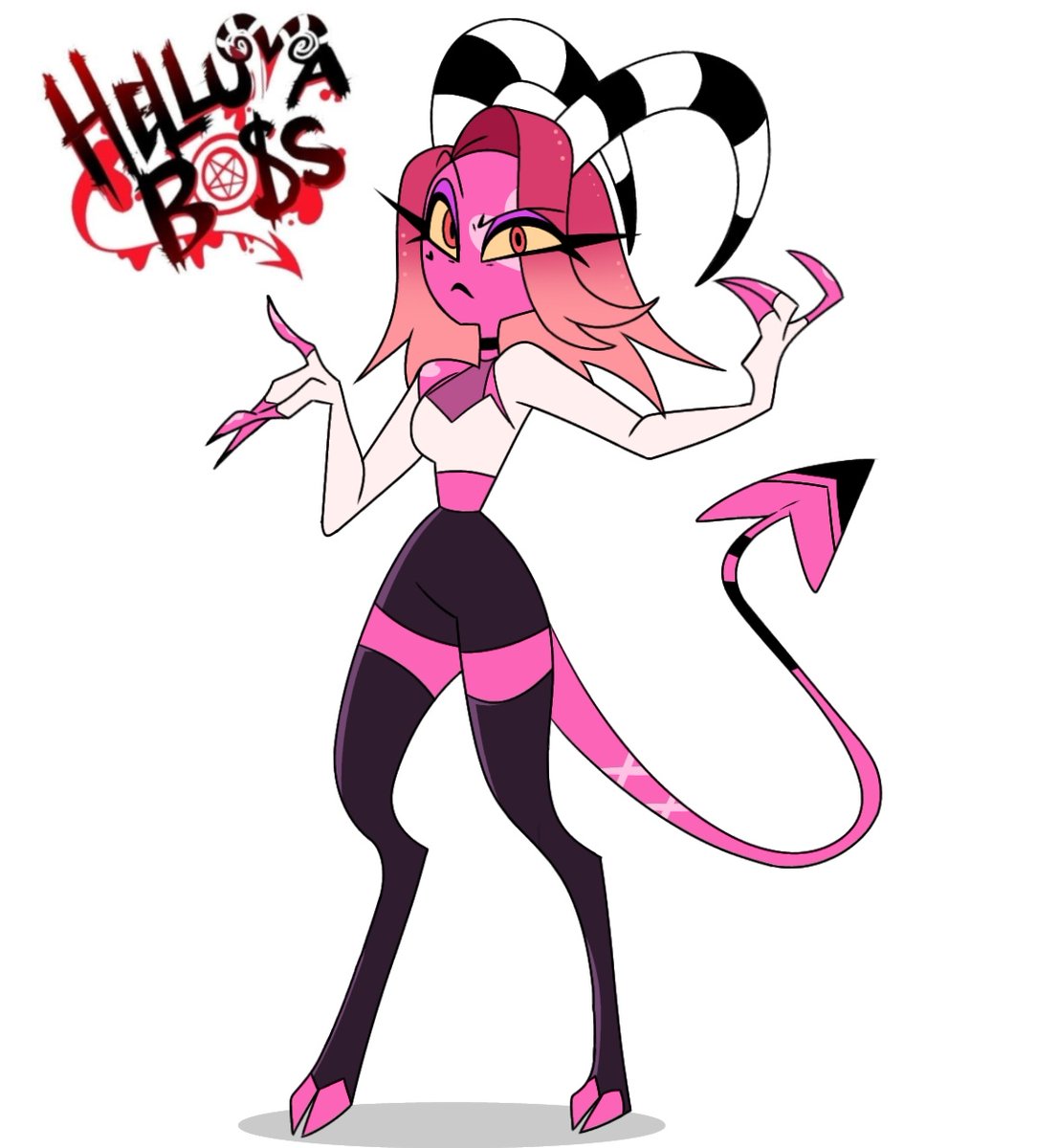 Yohana_Black19's tweet image. 2 ocs of mine from helluva Boss  🐎
#HelluvaBoss #HelluvaBossOcs