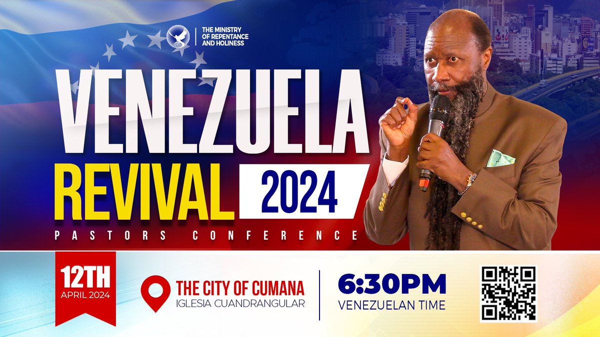 Don't miss out the ongoing mega conference of pastors in the city of Cumana, Venezuela.

#CumanaConference