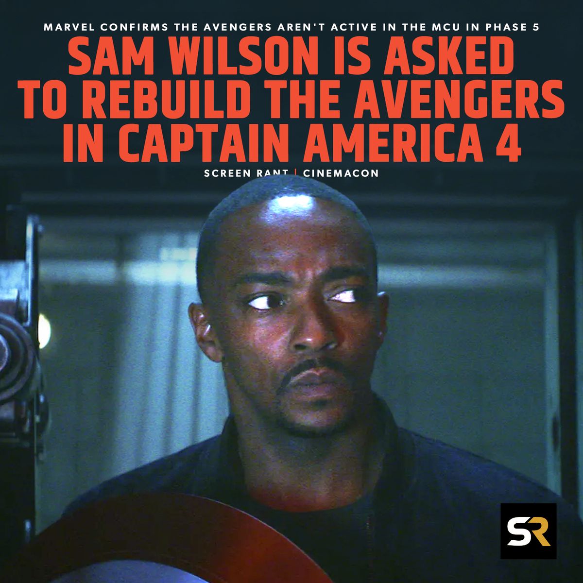Screen Rant saw the first footage for #CaptainAmerica: Brave New World at CinemaCon where President Thaddeus Ross asks Sam Wilson to rebuild the Avengers. The footage also acknowledges Harrison Ford in the role as Sam says 'I’m not used to the new look.' bit.ly/3VXI0dg