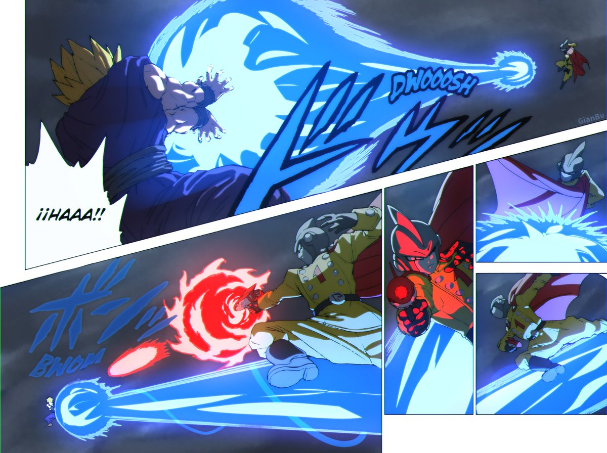 GianBv_tw's tweet photo. Gohan VS Gamma 1 https://t.co/BdsW1GJPtS