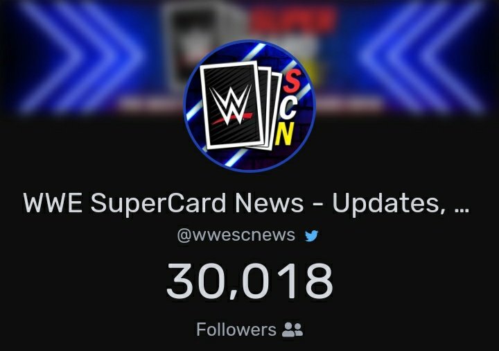 WWESCNews's tweet photo. THANK YOU ALL FOR 30K FOLLOWERS! 🥳

Not many WWE SuperCard pages can hit this follower milestone &amp; we're glad to be one that did. We appreciate all the support we get. ❤ https://t.co/Ac1bZs21Dc