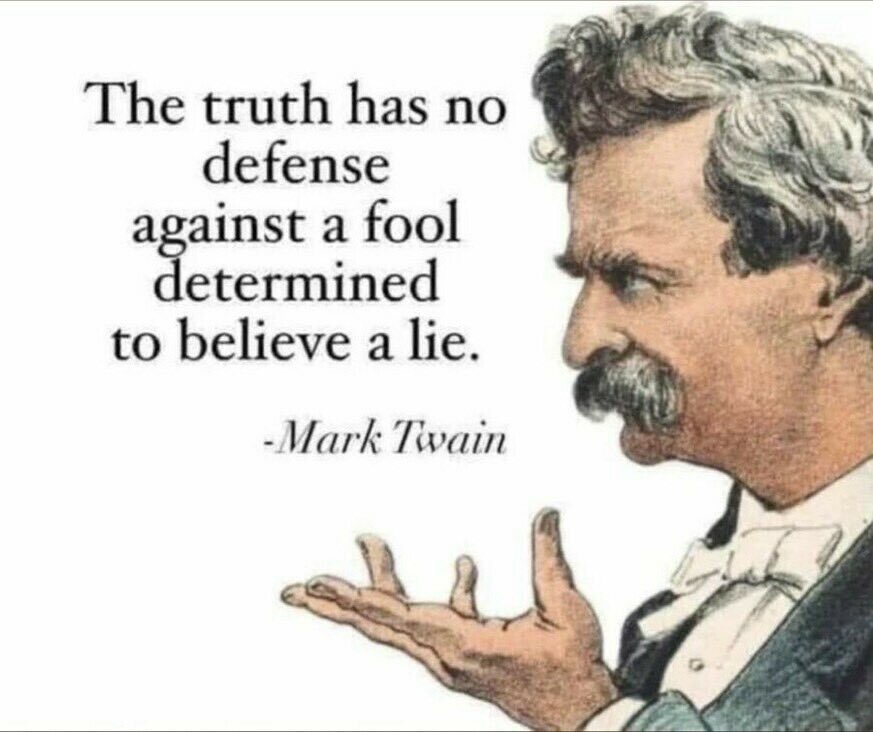 You cannot have a discussion with someone that doesn’t want to face reality.