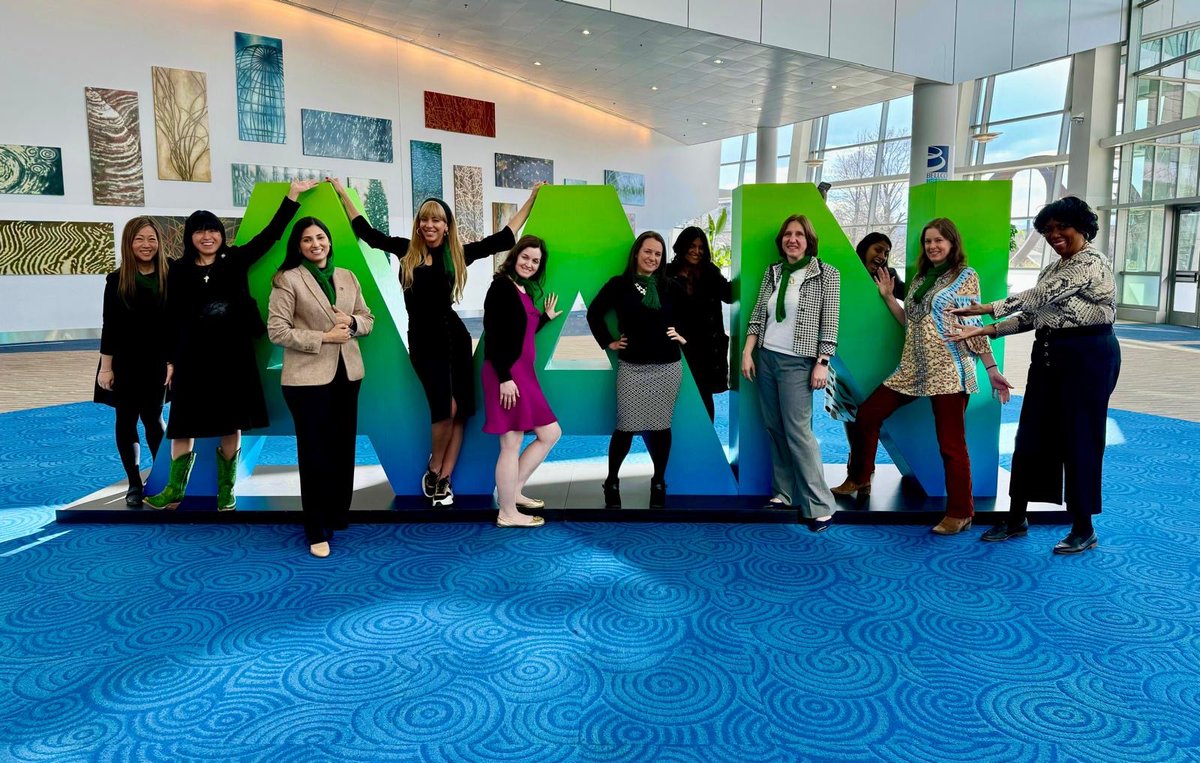 Celebrating this #cowboybootsFriday with my favorite Women Leading Neurology @AANmember #AANAM in my neurology green boots for the @GreenJournal @VUMCneurology