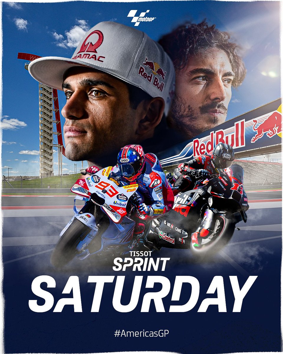 Super Saturday + COTA = 🔥 🔥 🔥

Get ready, it’s going to be a wild ride! 🤠

#AmericasGP 🇺🇸