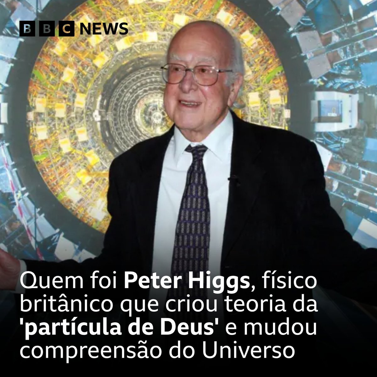 “Da mente de Higgs, surgiram ideias que tiveram um impacto profundo na nossa compreensão do Universo, da matéria e da massa” Peter Higgs recebeu o Nobel de Física em 2013 por seu trabalho revolucionário que mostra como o bóson ajuda a unir o universo: bbc.in/3Ue6wFI