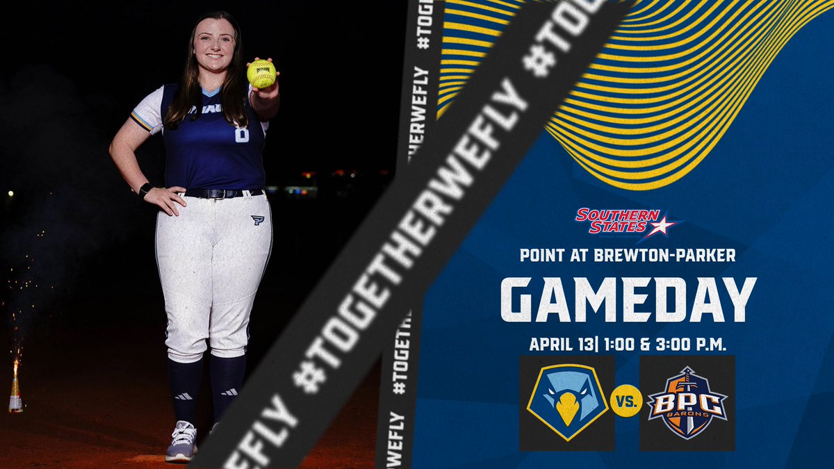 🥎|#GAMEDAY 🆚 @bpcathletics 📍Mount Vernon, Ga. ⌚1:00 & 3:00 P.M. 🎥bit.ly/3s9ydUU 📈bit.ly/3DxfaGM 🎟bit.ly/3Cwwxru