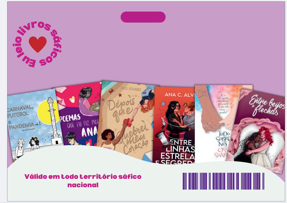 FALTAM 20 E-BOOKS PRA GENTE LIBERAR A CARTEIRINHA SÁFICA VAMOO GENTEE #LiberaACarteirinha Compre 'Depois Que Quebrei Meu Coração' 📚💔 @crisautora amzn.to/4cRoHZ3 E preencha o forms (no link da bio)