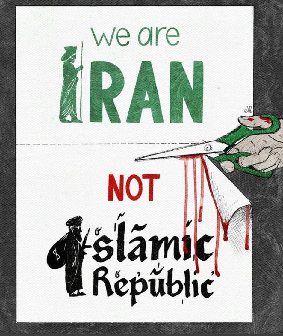 We are #Iran
We are Not islamic Republic!