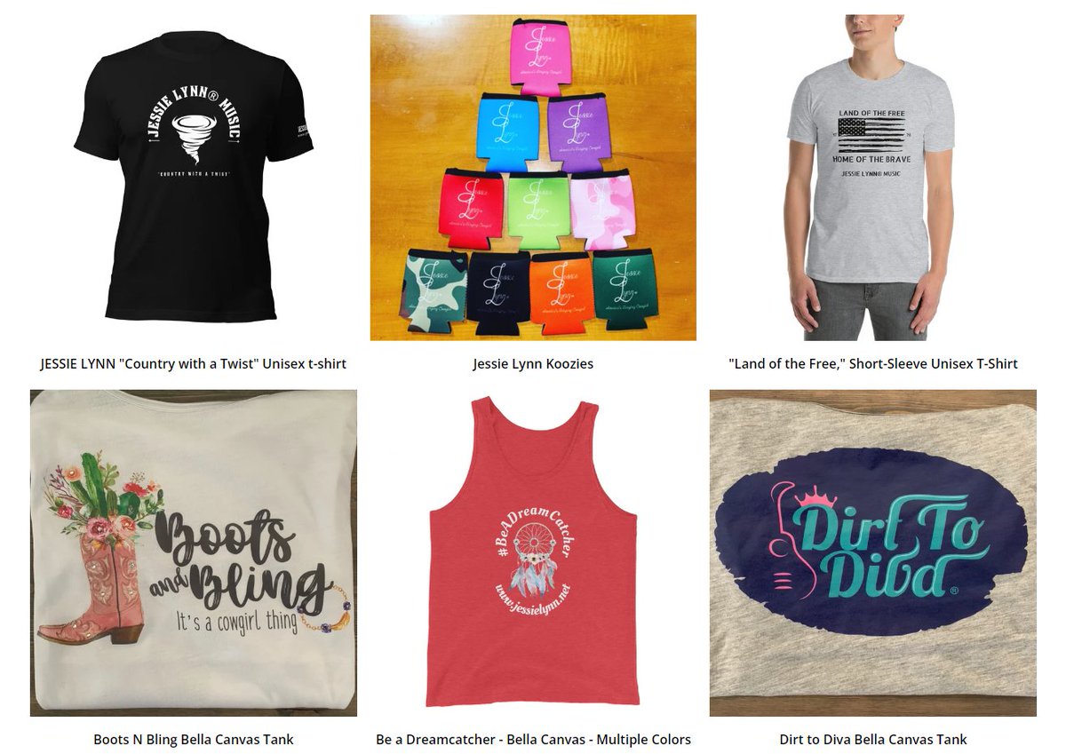 .@JessieLynnJL says: Y'all be sure to check out new koozies & t-shirts on my official store: jessielynnofficialstore.square.site Thanks so much for your continued support! #Retweet