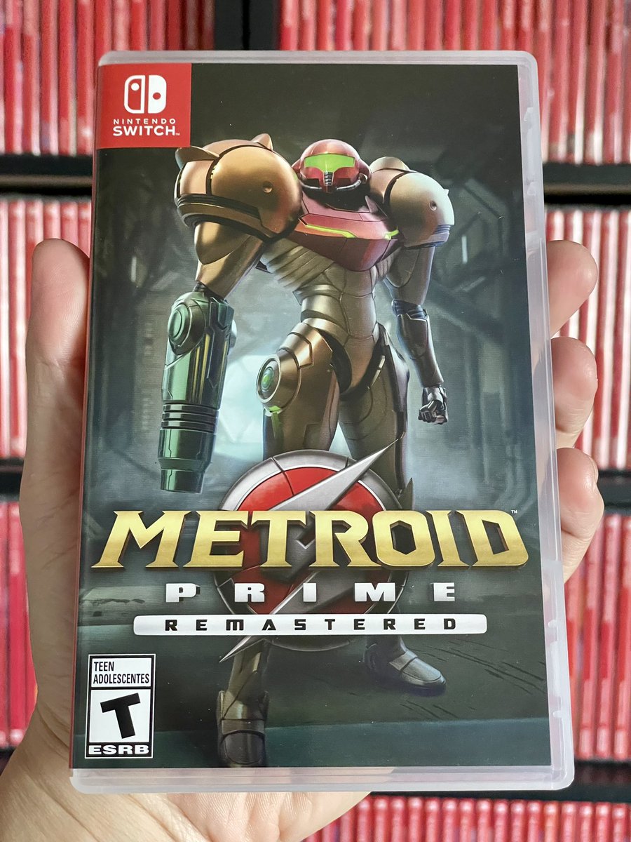 Switch arrival 1158, Metroid Prime Remastered. Definitely one that I should have picked up awhile ago since I haven’t played this in some time since the Wii era release. Looking forward to more roly poly pew pew space action fun. Off to the backlog with you for now. #SwitchCorps
