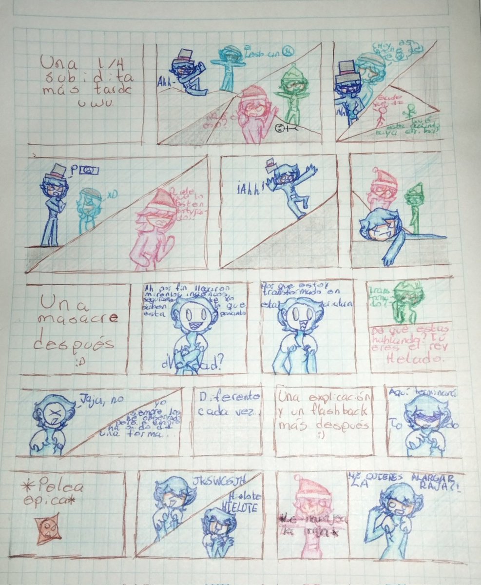 Hace poco estaba viendo otra vez el vídeo de la collab de <a href="/MaxiJoshua1/">Maxi_Joshua</a>, <a href="/El_Bubaverso/">ELBUBAVERSO</a> y <a href="/Ormy_day/">Ormy</a> e hice unos cómics de algunos momentos jsksjjs, dejo esto y me voy a que mi familia me siga criticando 😃☝️.