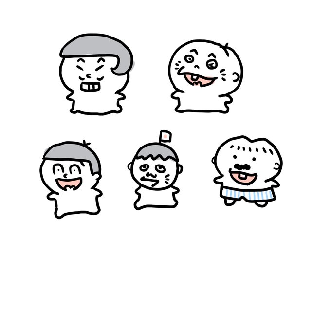 赤塚キャラをちいかわ風にアレンジする仕事をたのまれて四苦八苦してる夢を見ました。 