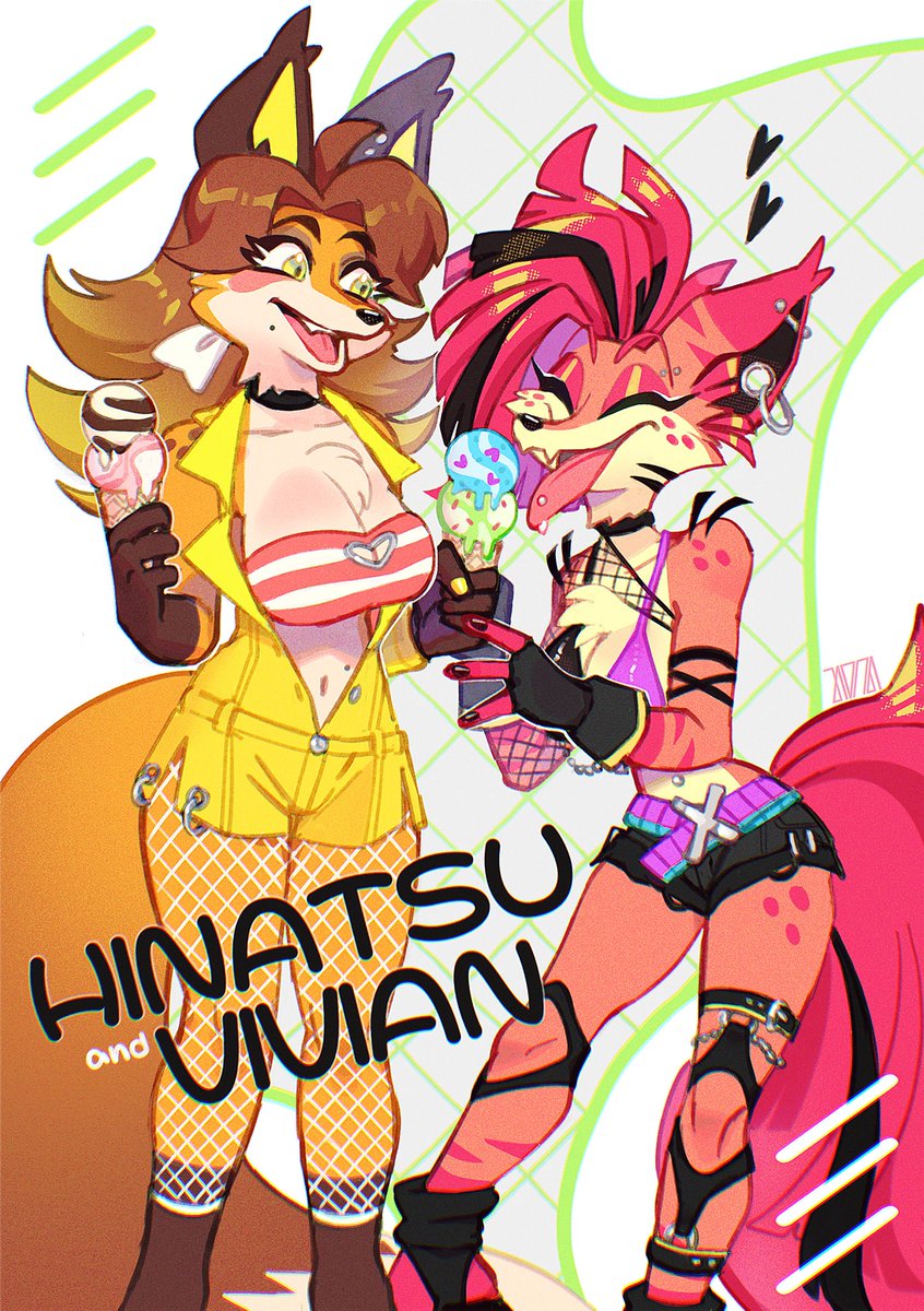 (OC)Hinatsu and Vivian🌻🌺