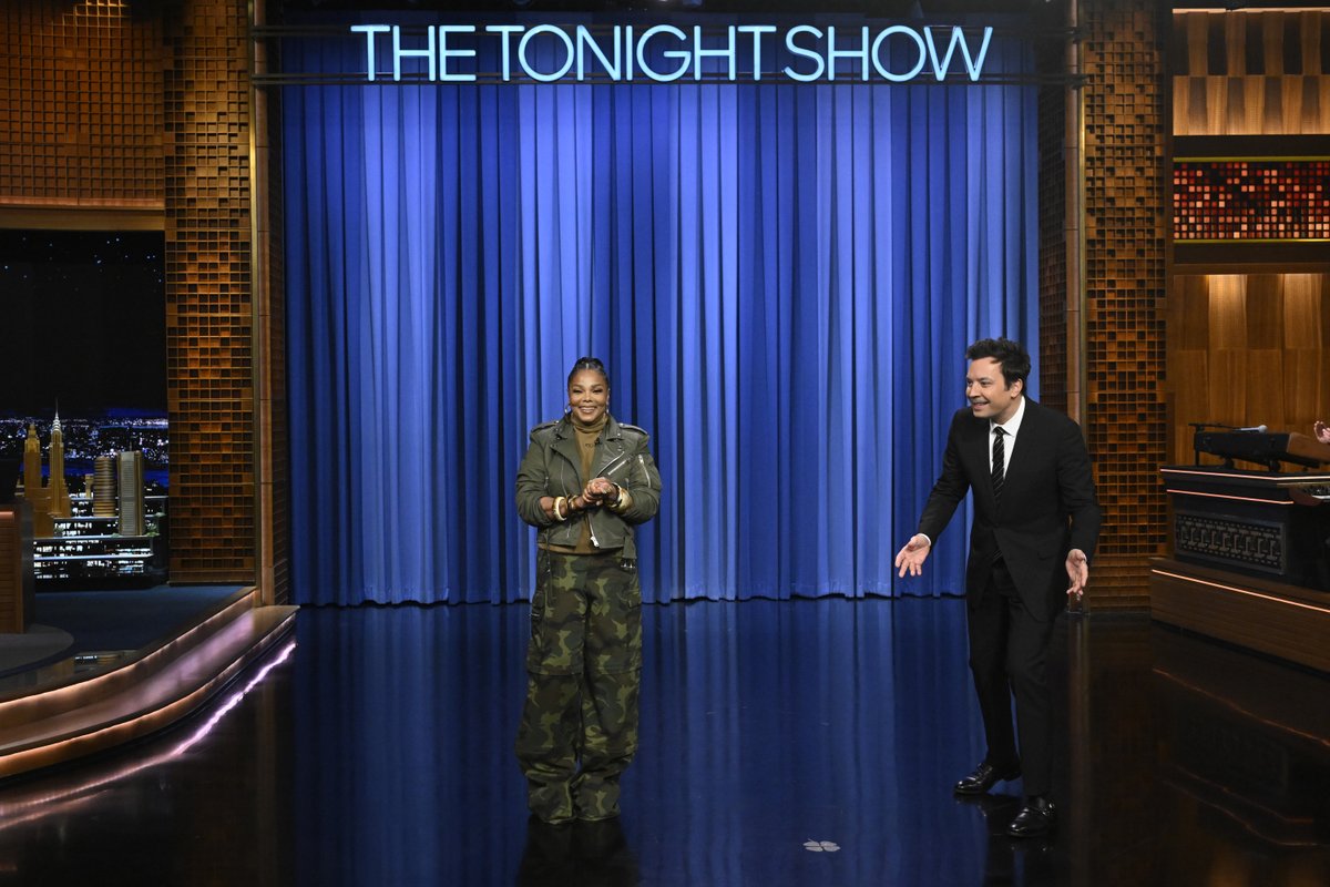 .@JanetJackson makes a special appearance to promote her Together Again tour tonight! #FallonTonight
