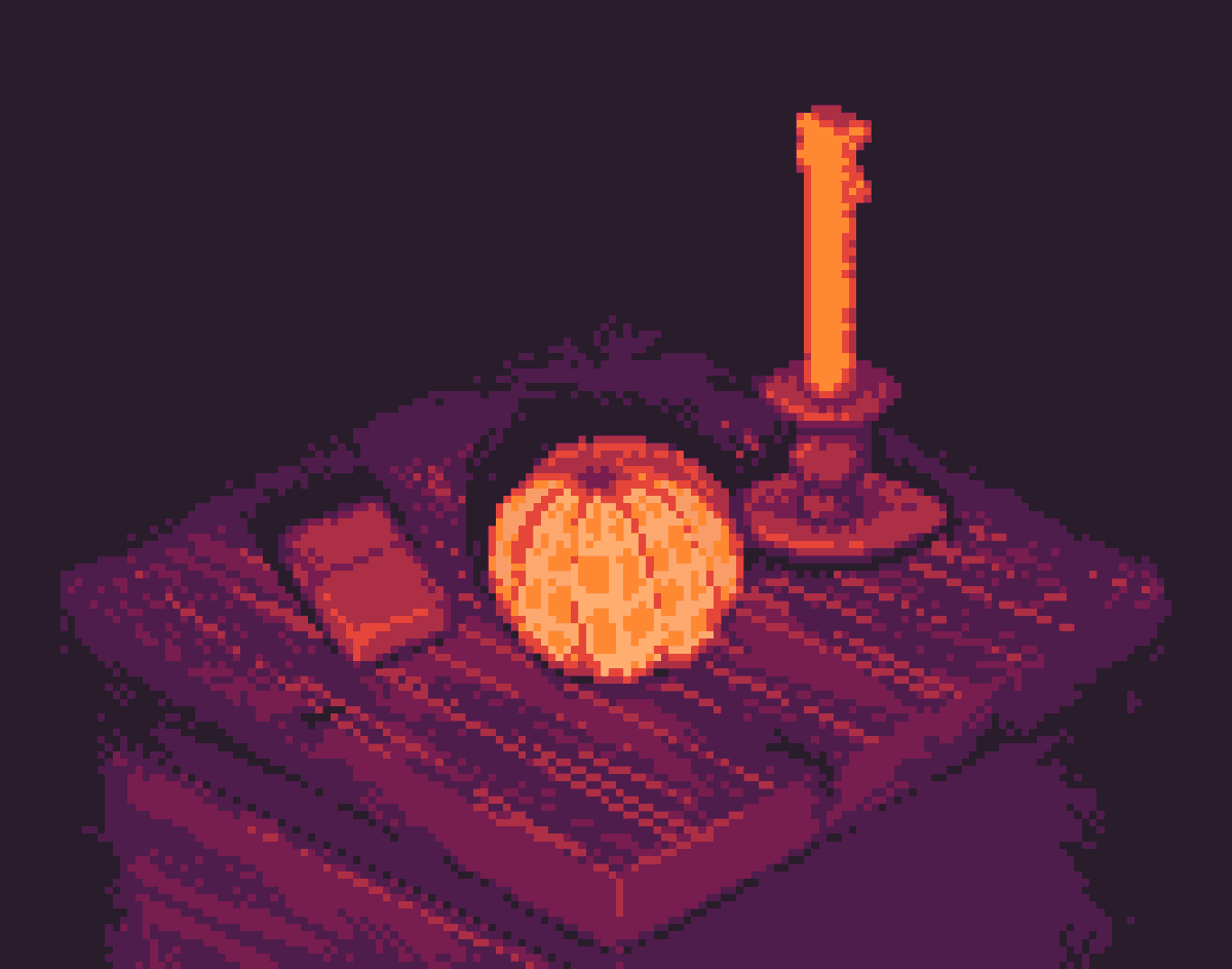 SSoapy042's tweet photo. Una naranja, un Zippo y una vela. Qué más necesitaría para ser yo mismo?...

...quizás a vos?

#aseprite #pixelart https://t.co/uccnmo4xl1