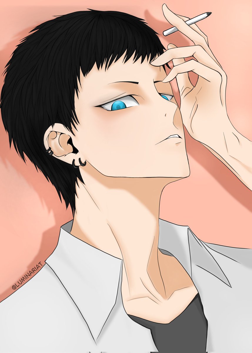 KitAnnCosplay's tweet photo. Finished my first illustration for my OC for the comic 💙💙 ahh drawing has been so fun to get back into https://t.co/RpwB3HmE6E